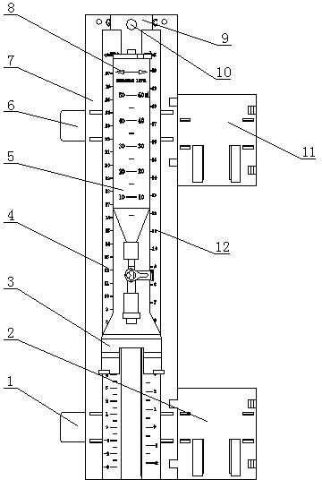 Pressure monitoring and regulating device for in-vitro drainage system