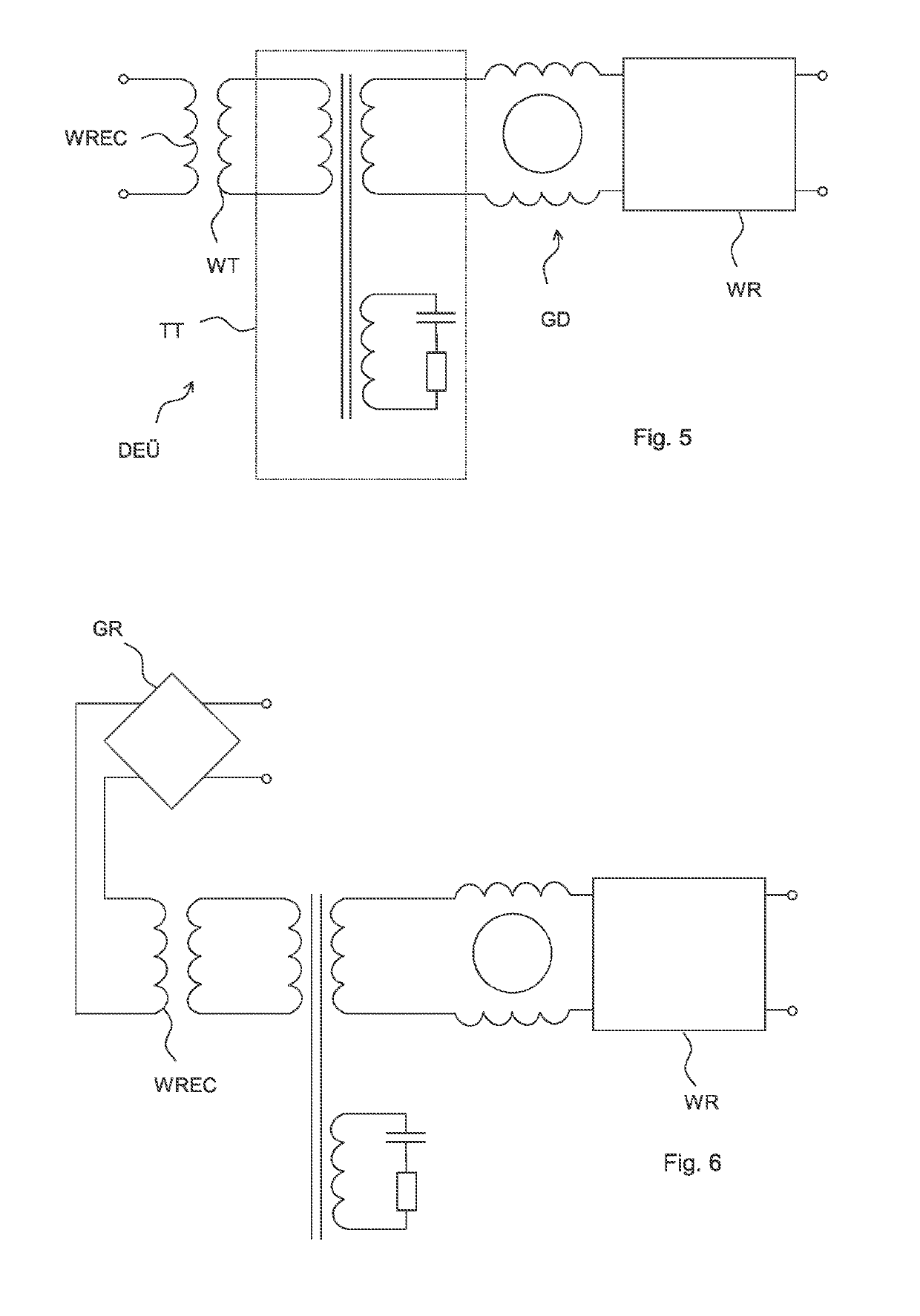 Isolation Transformer with Low Unwanted Resonances, Energy Transfer Device Having an Isolation Transformer and Energy Transfer Device for Wireless Transfer of Energy Having an Isolation Transformer