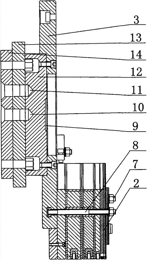 Grinding machine crankshaft machining counter weight device