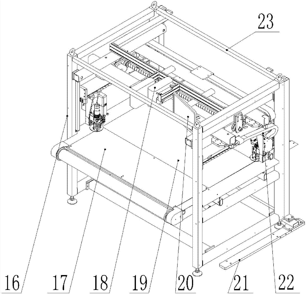 Screw rod transmission cutting machine