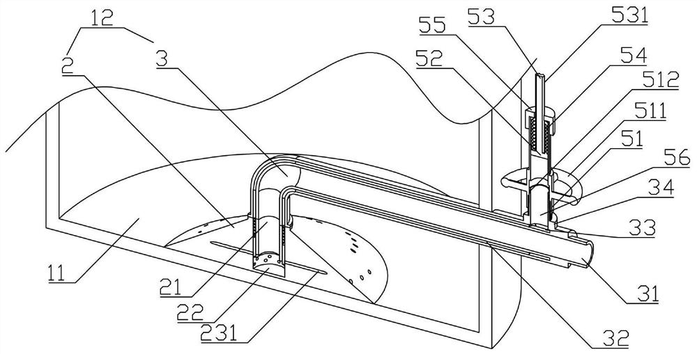 Anaerobic wastewater treatment device