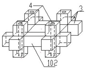 A prefabricated concrete gravity dam based on a superimposed structure and its construction method