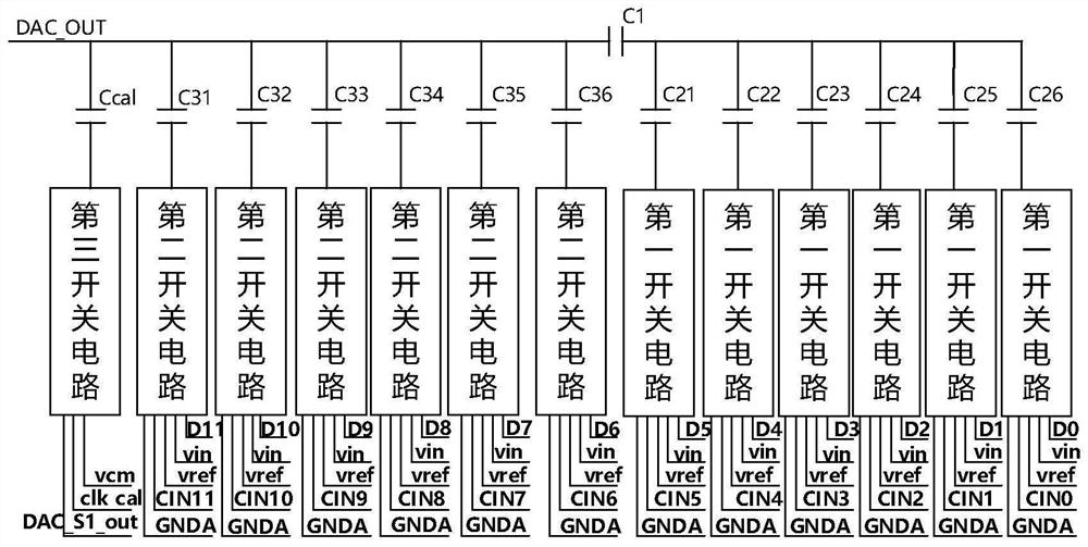 Calibration circuit of analog-digital converter and analog-digital converter