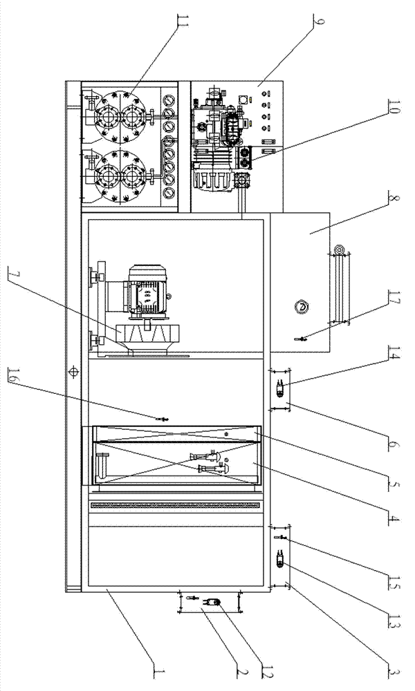 Low temperature air supply air conditioner device for naval vessels and control method thereof