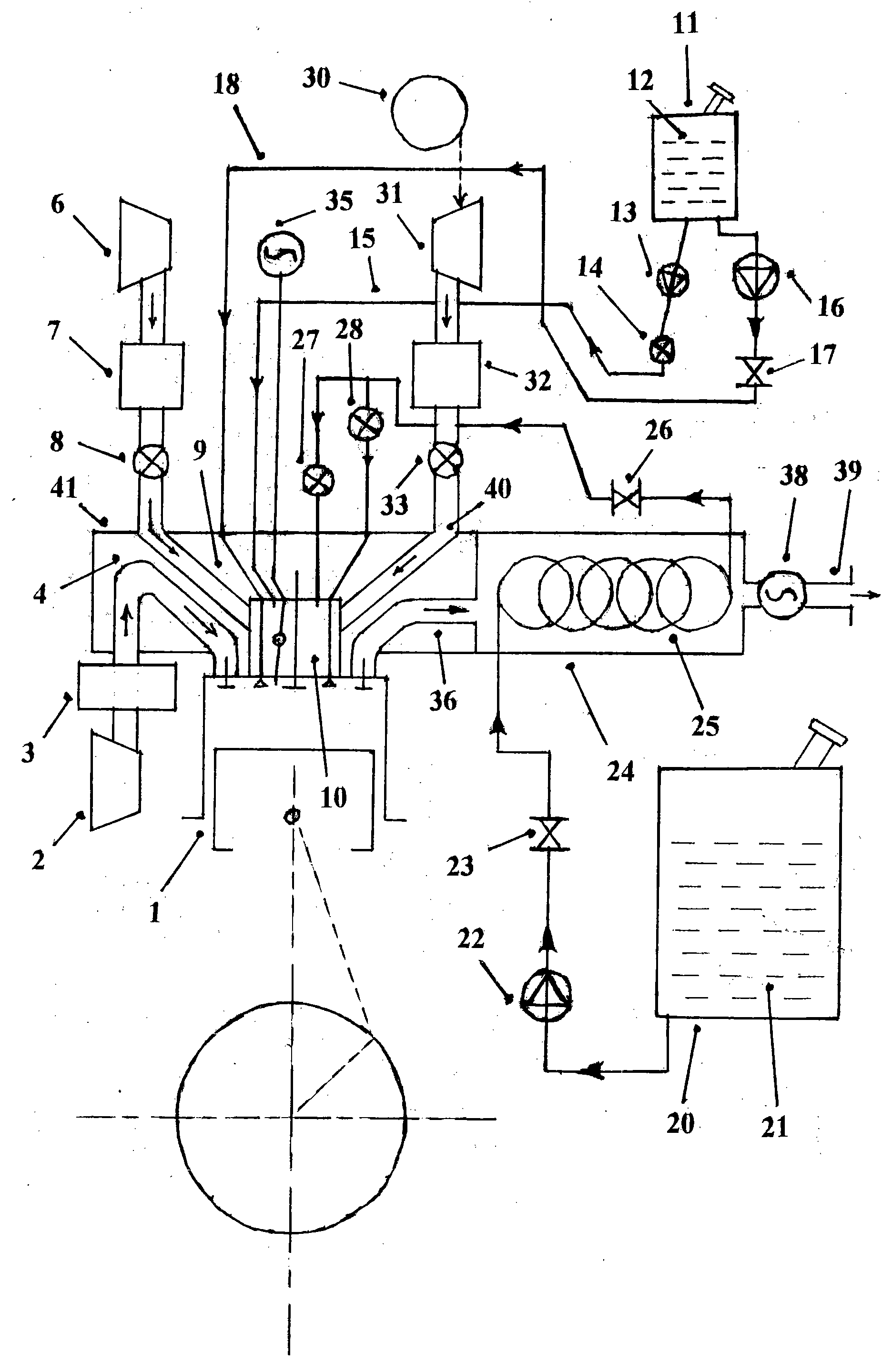 High pressure engine master device for general micro emission of low calorific value noxious substances and various fuels