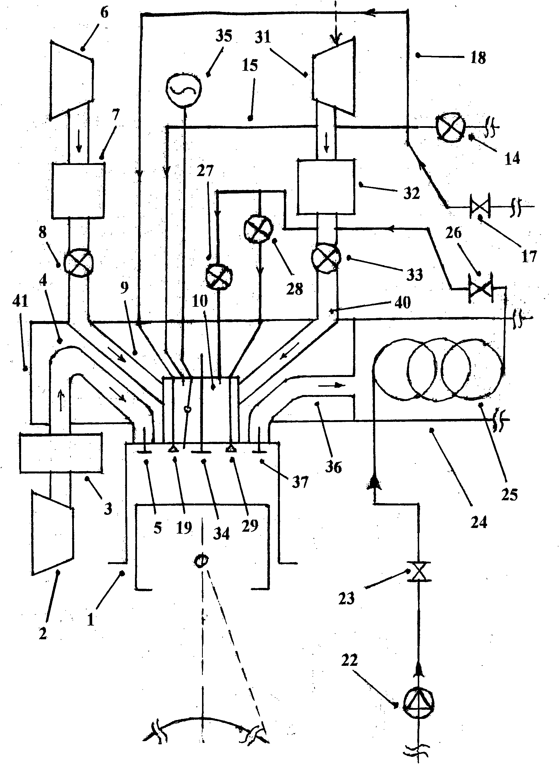 High pressure engine master device for general micro emission of low calorific value noxious substances and various fuels