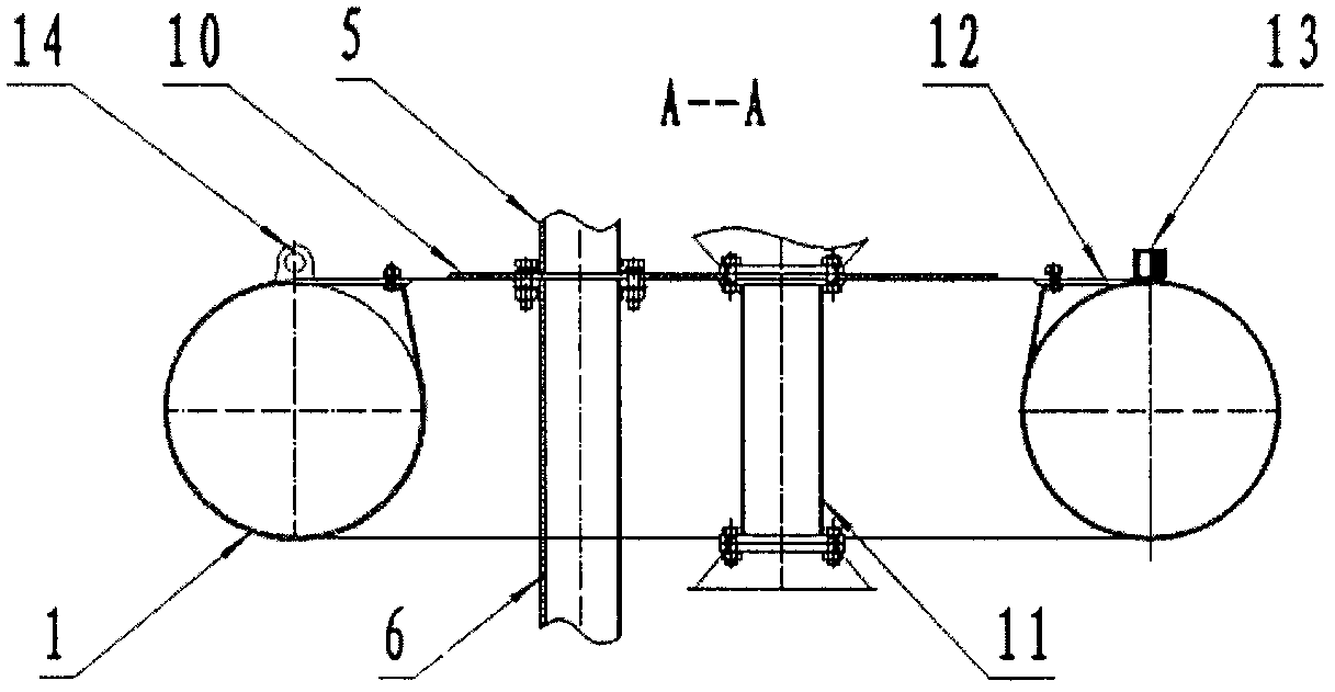 A multifunctional device that promotes the exchange of upper and lower water layers and the resuspension and release of sediment