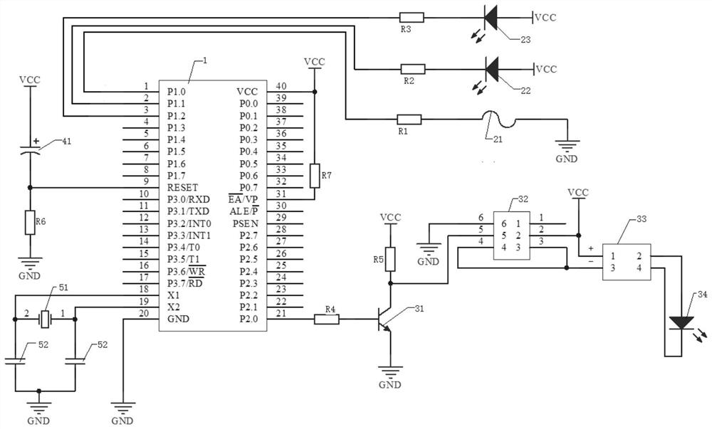 Circuit structure for measuring and burning PCB fuse
