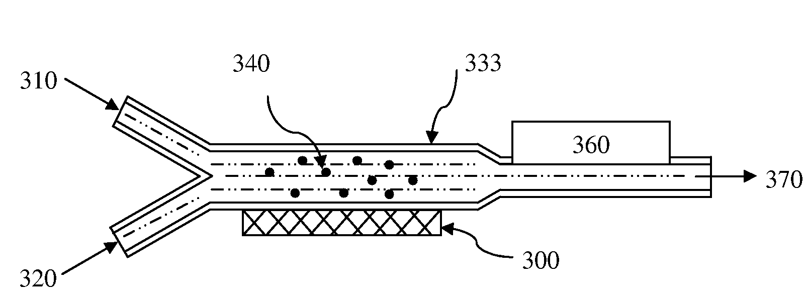 Apparatus for ultrasonic stirring of liquids in small volumes