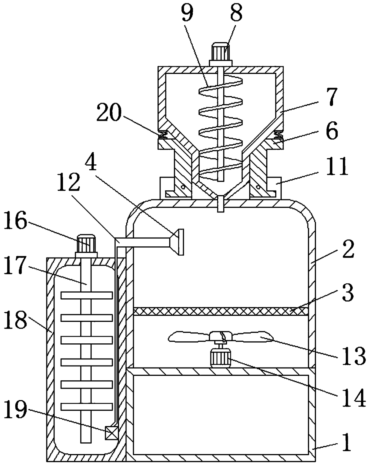 Coating device for drug production