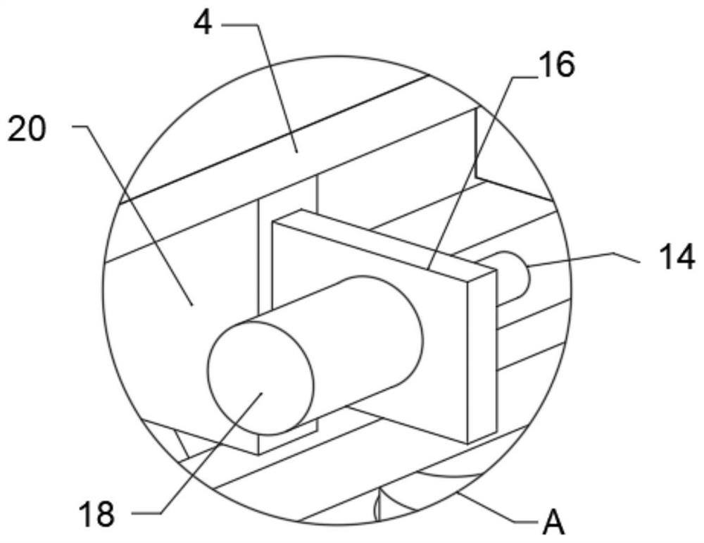 Reverse support structure of steel bar truss