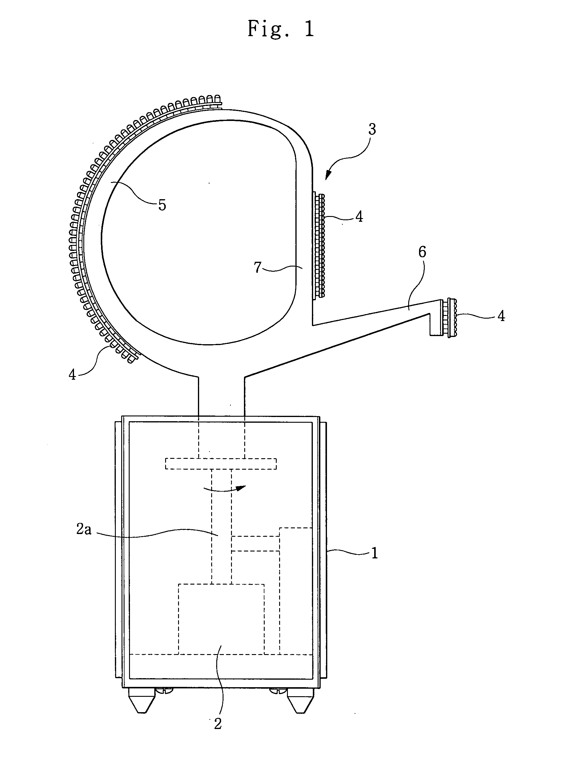 Rotational information display device capable of connecting to personal computer