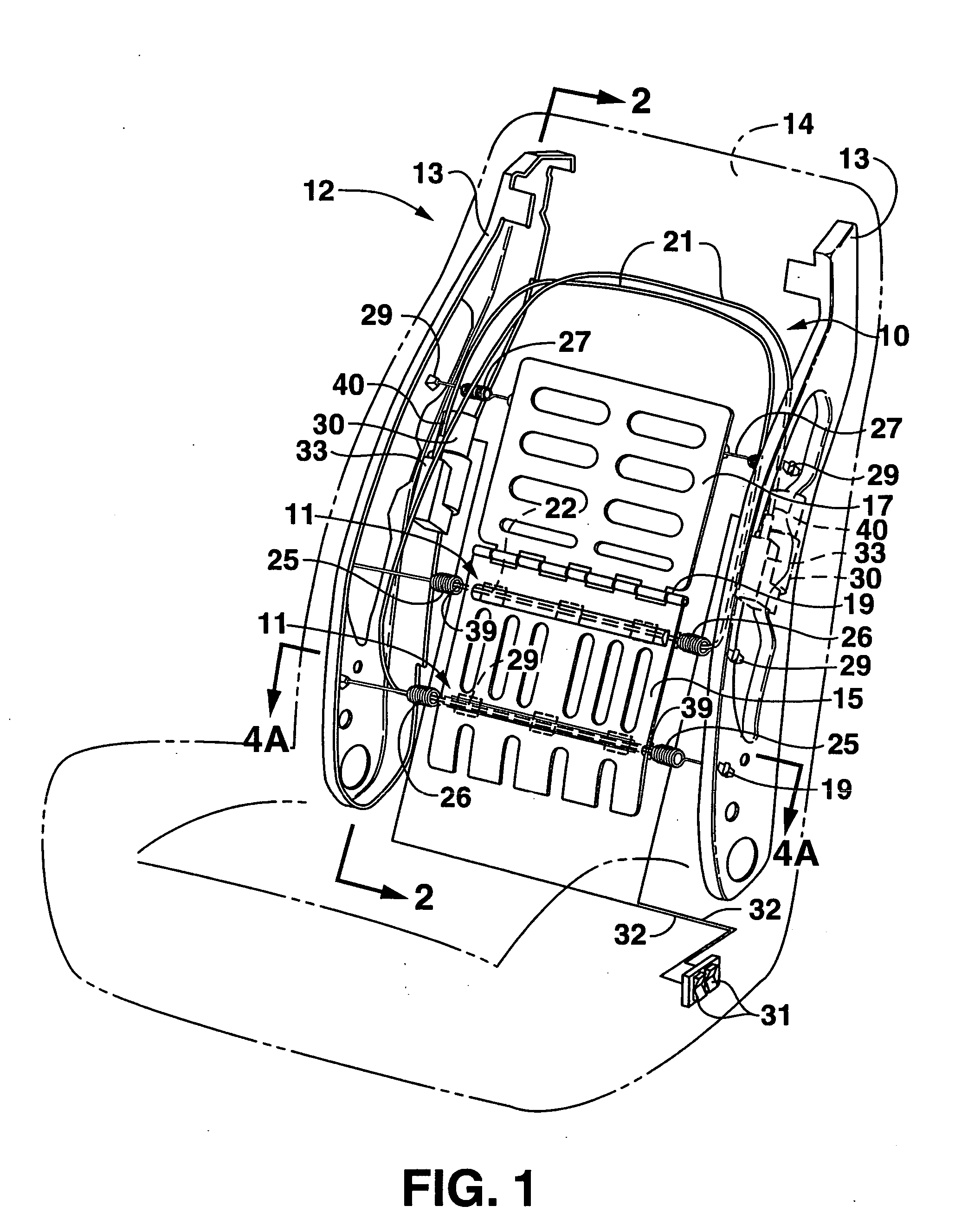 Adjustable lumbar support with extensive configurability