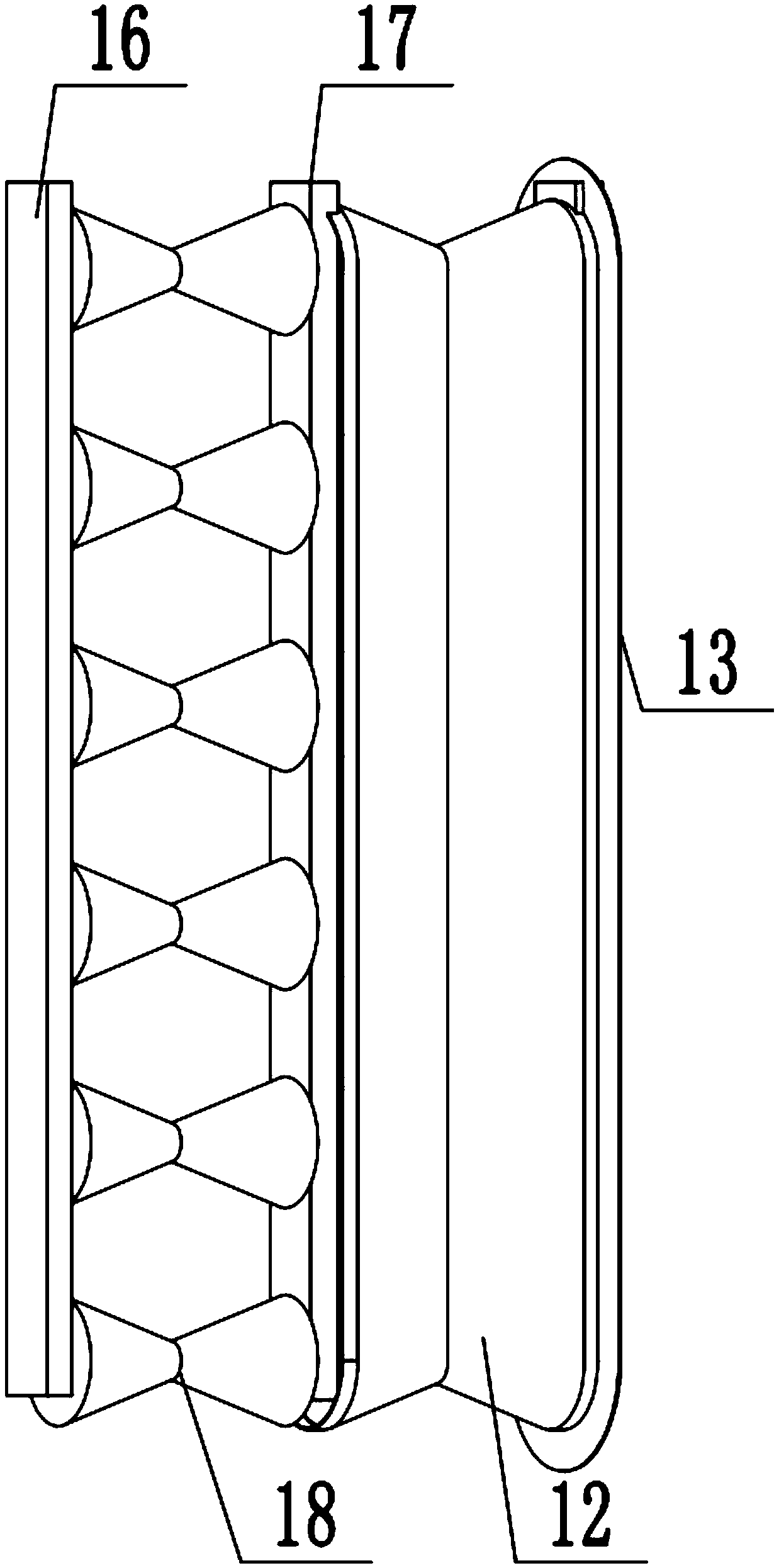 Biogas-residue-based earthworm composting mechanized breeding system