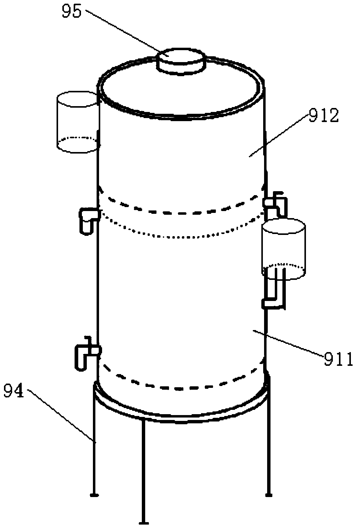 Gasifier supporting hot water boiler complete equipment