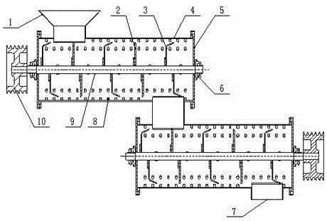 Moving cutter shaft assembly of screen-free caustic soda pulverizer and screen-free caustic soda pulverizer