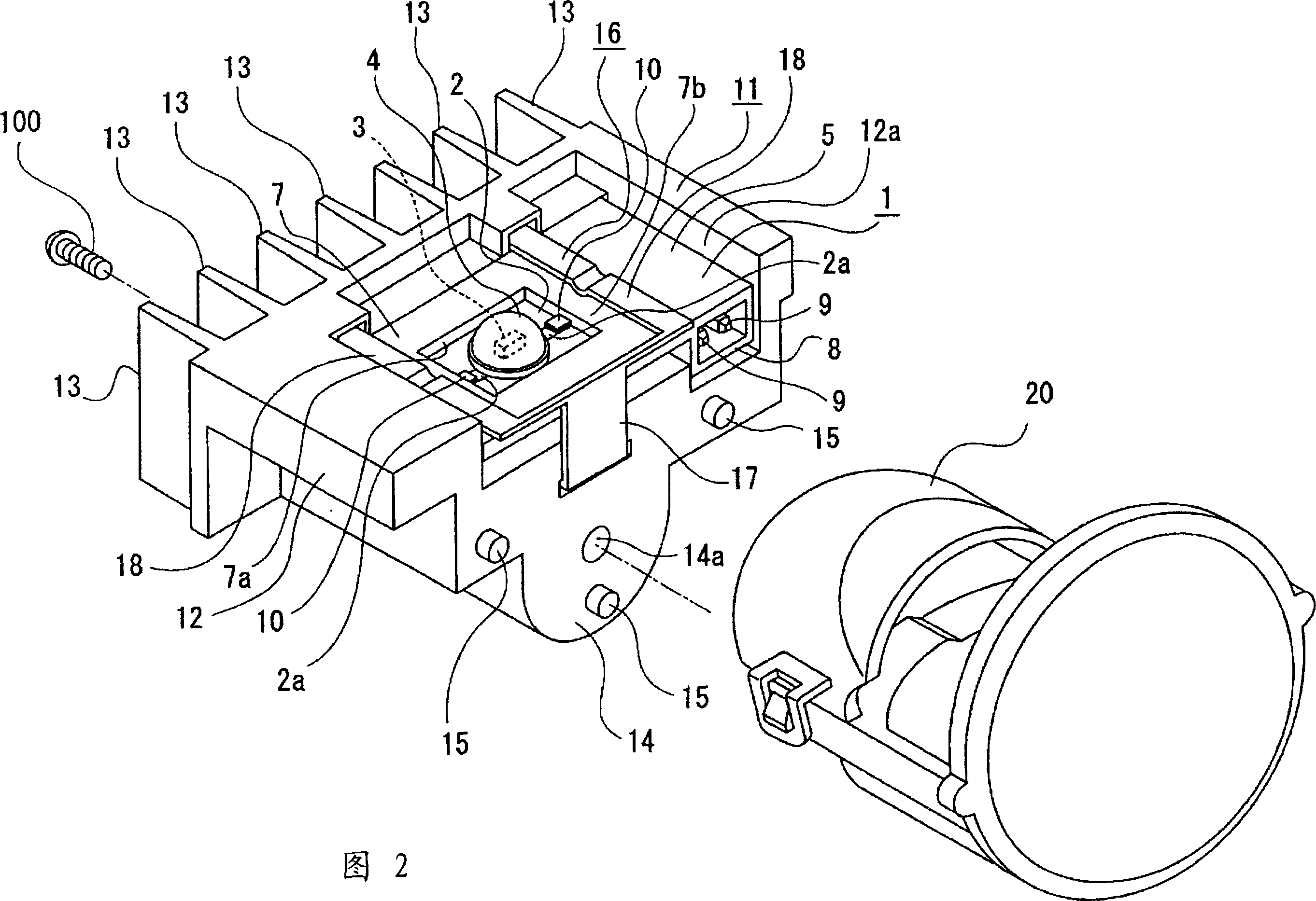 Light source module and lighting device for a vehicle