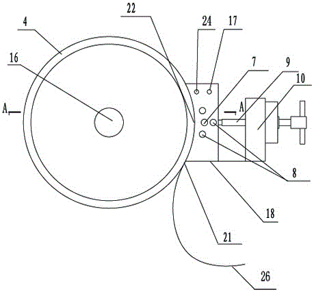 Belt casting machine for preparing lead belts for battery grids