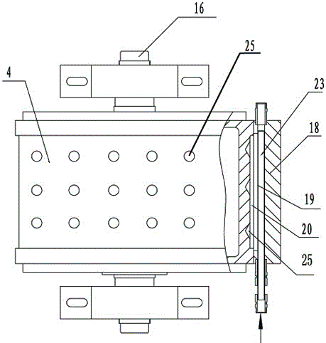 Belt casting machine for preparing lead belts for battery grids