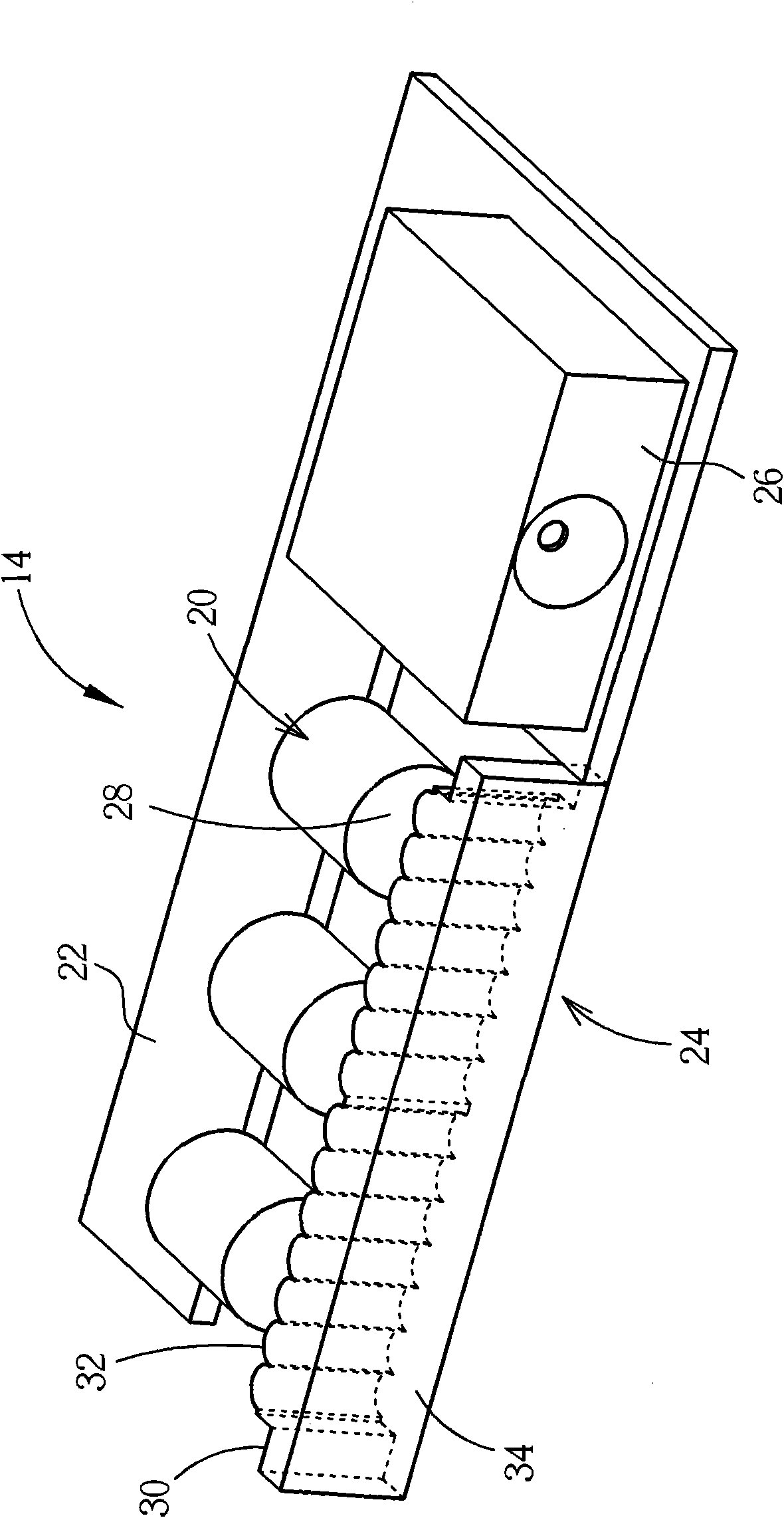 Optical touch module capable of increasing light emitting angle of light emitting unit