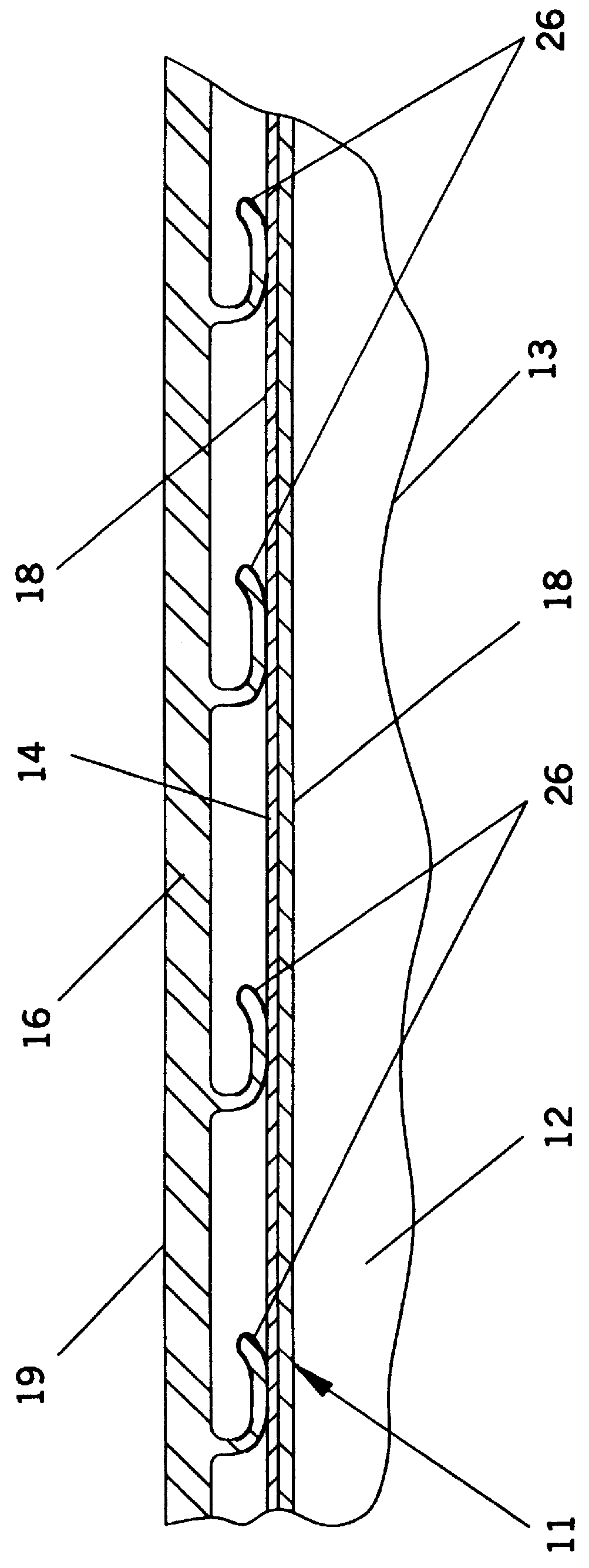 Electronic chassis electro-magnetic interference seal and sealing device