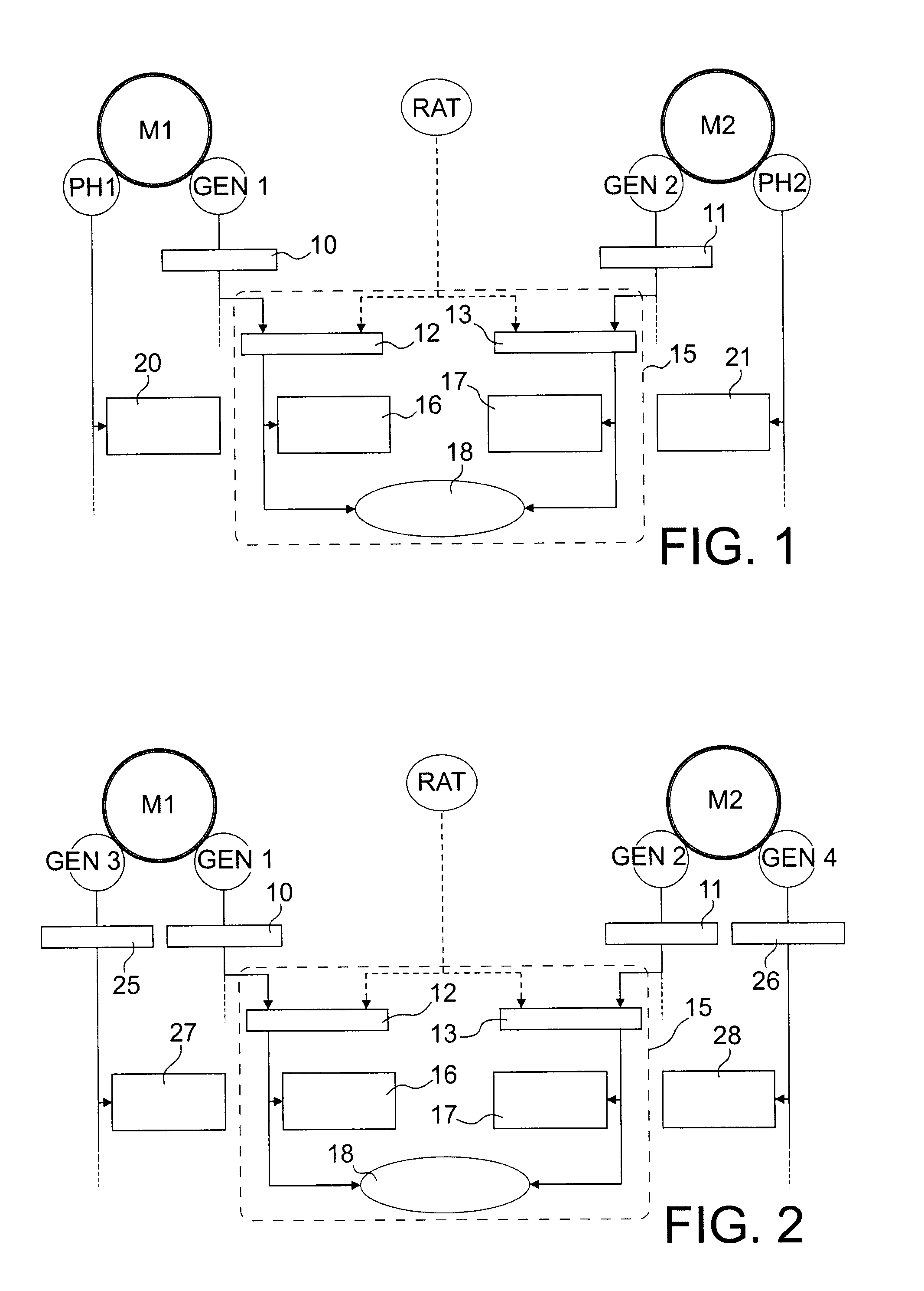 Device and method for standby power supply on board an aircraft