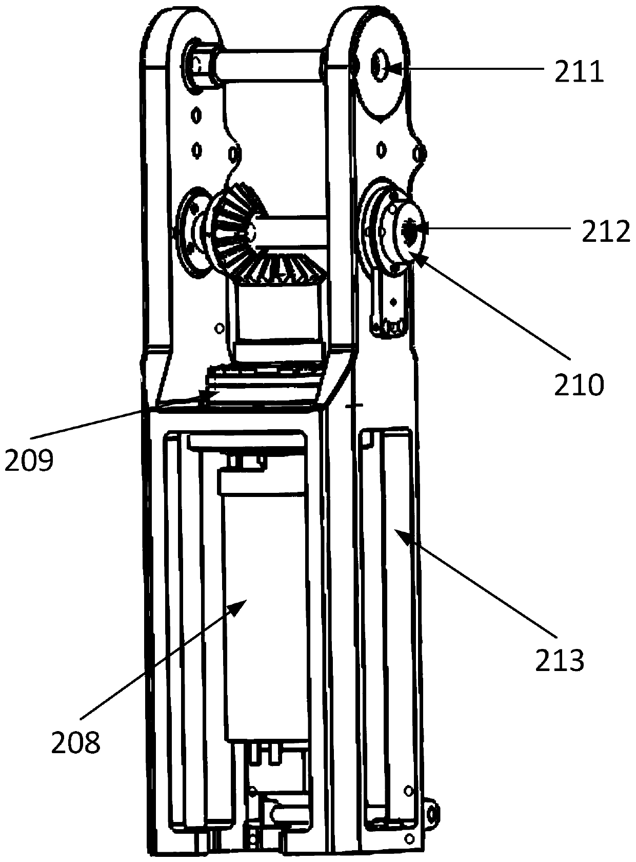 Exoskeleton type upper limb rehabilitation robot