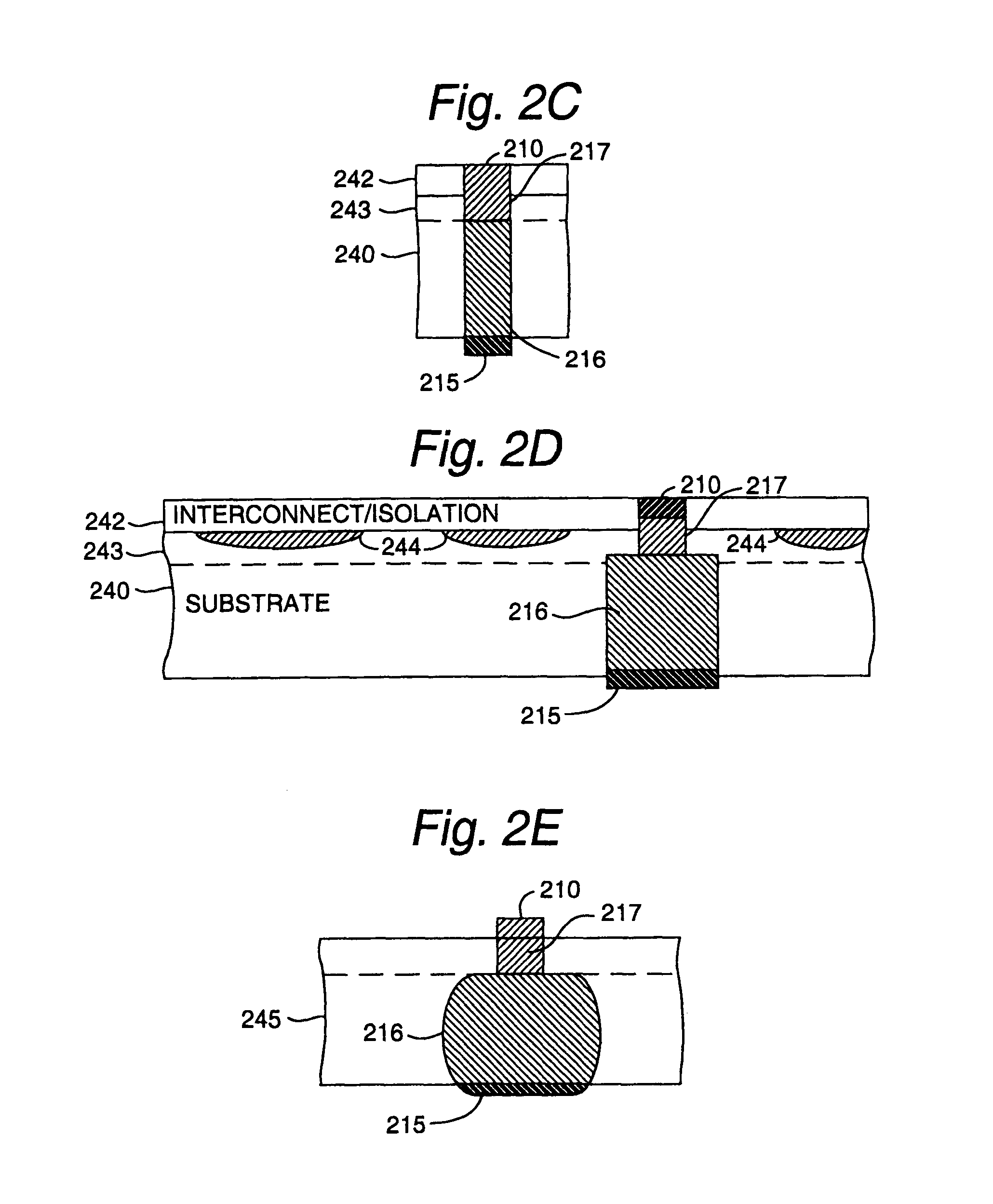 Intermediate structure for making integrated circuit device and wafer
