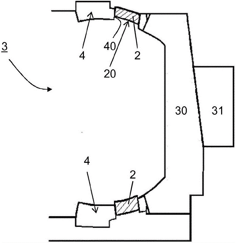 Mould element for a tyre mould comprising a mark