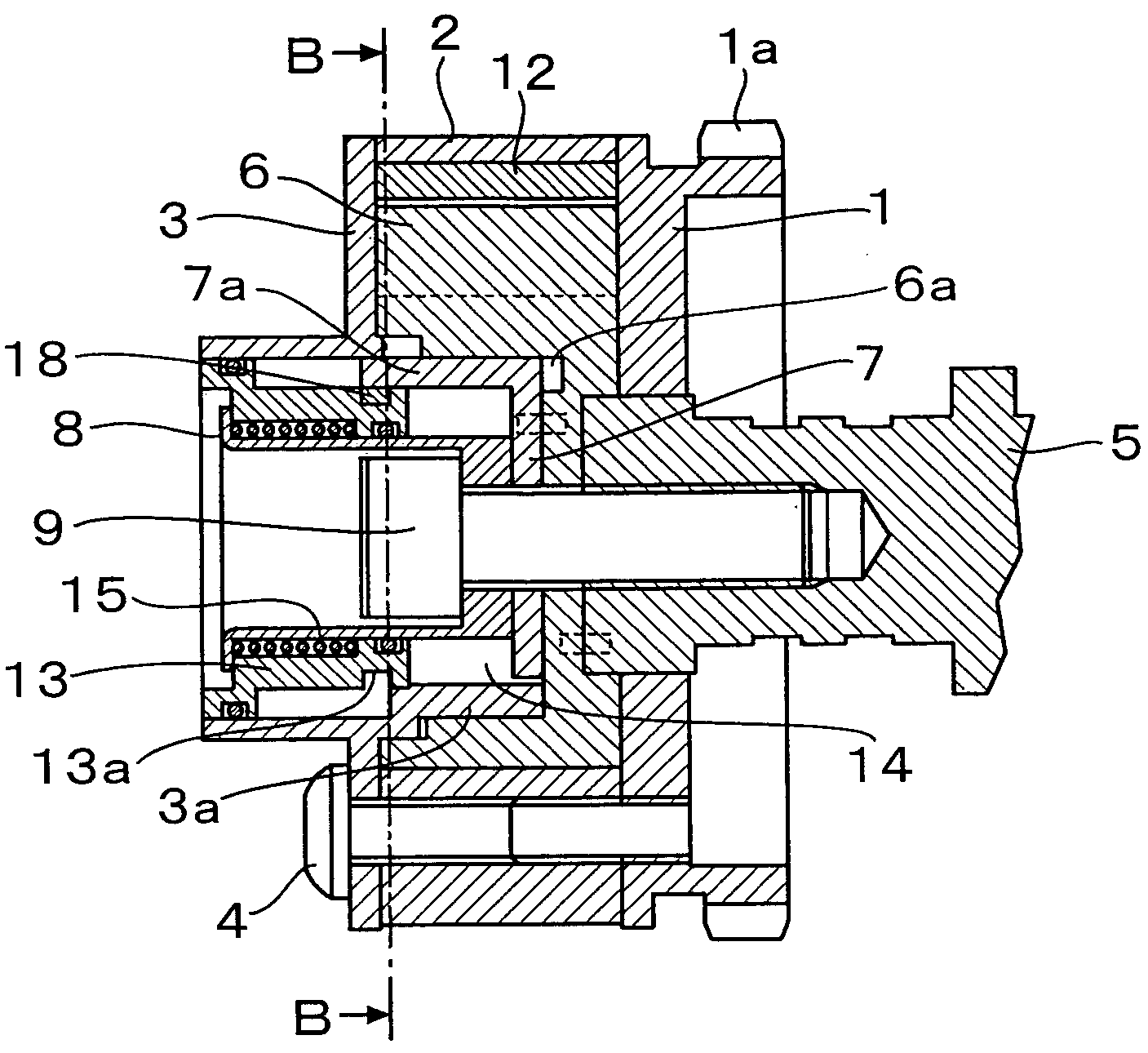 Phase controller and cam shaft phase controller for internal combustion engine