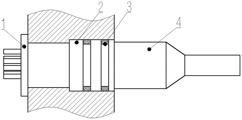 A kind of high pressure sealing connector and its cable manufacturing method