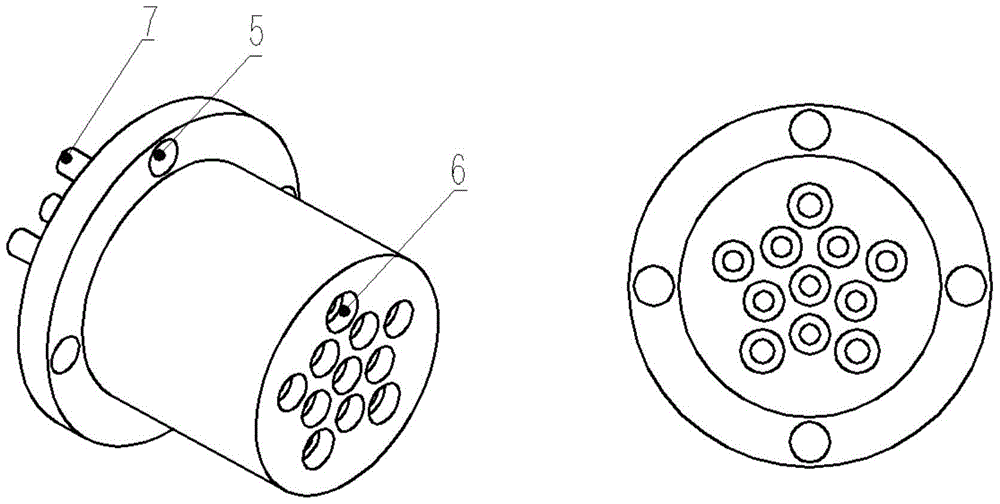 A kind of high pressure sealing connector and its cable manufacturing method