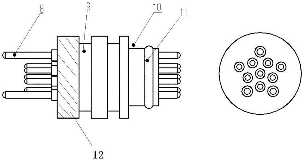 A kind of high pressure sealing connector and its cable manufacturing method