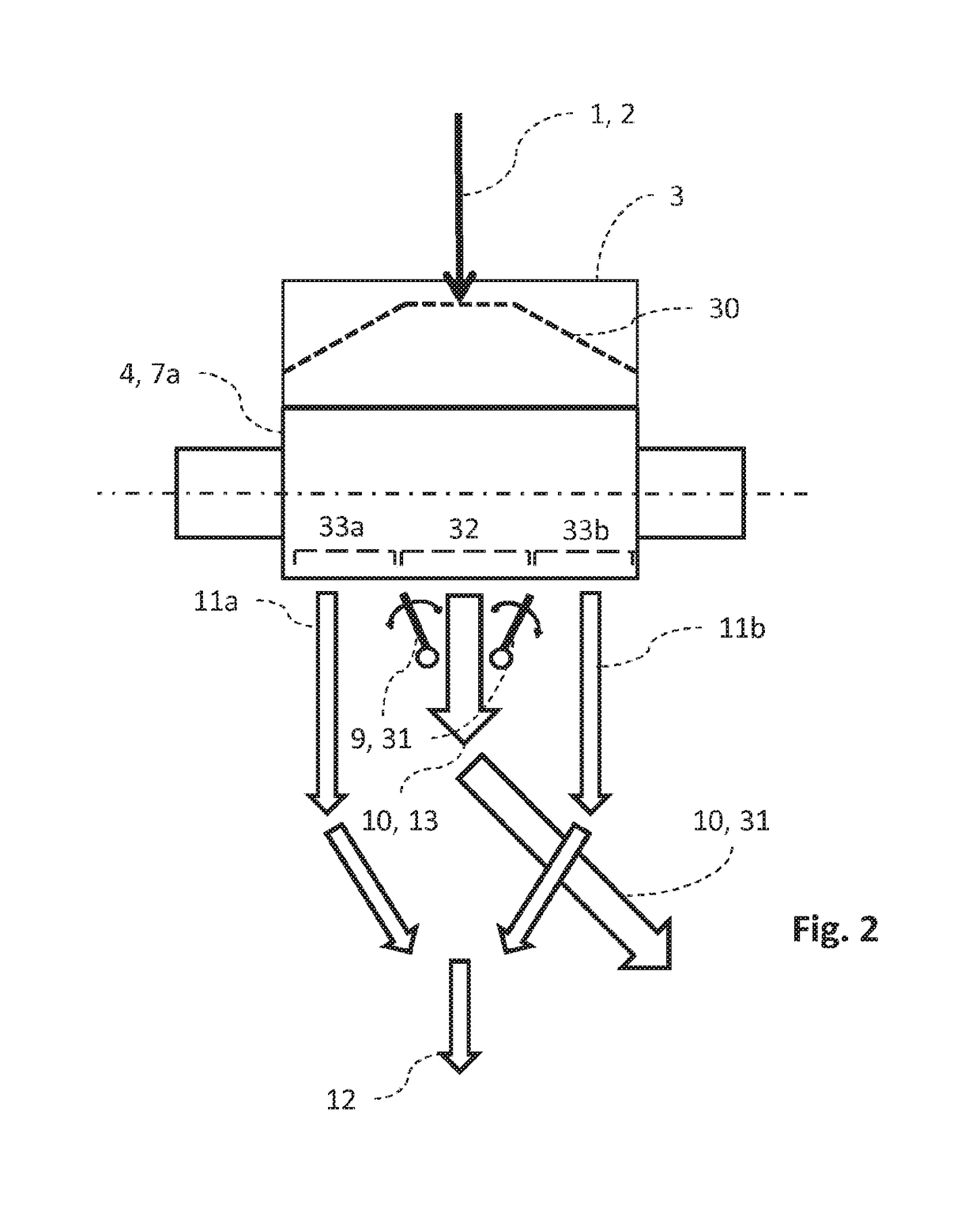 Method and apparatus for the two-stage grinding of fresh stock