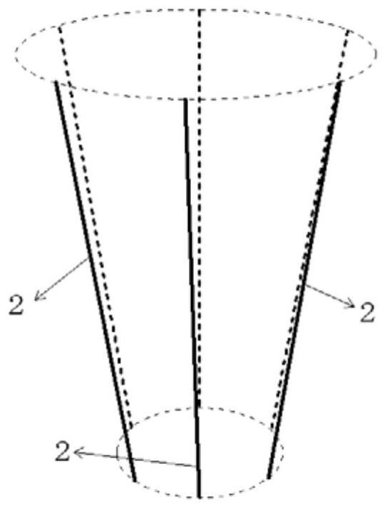 A construction method of quasi-conical energy-gathering cut