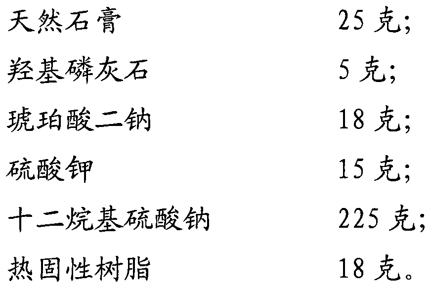 Mold-picking material for dental denture and preparation method thereof