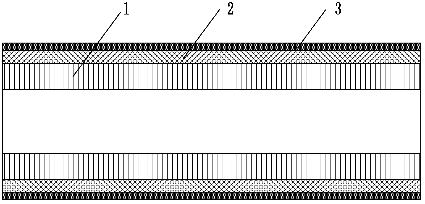 Medium-high-temperature through type metal solar collector tube
