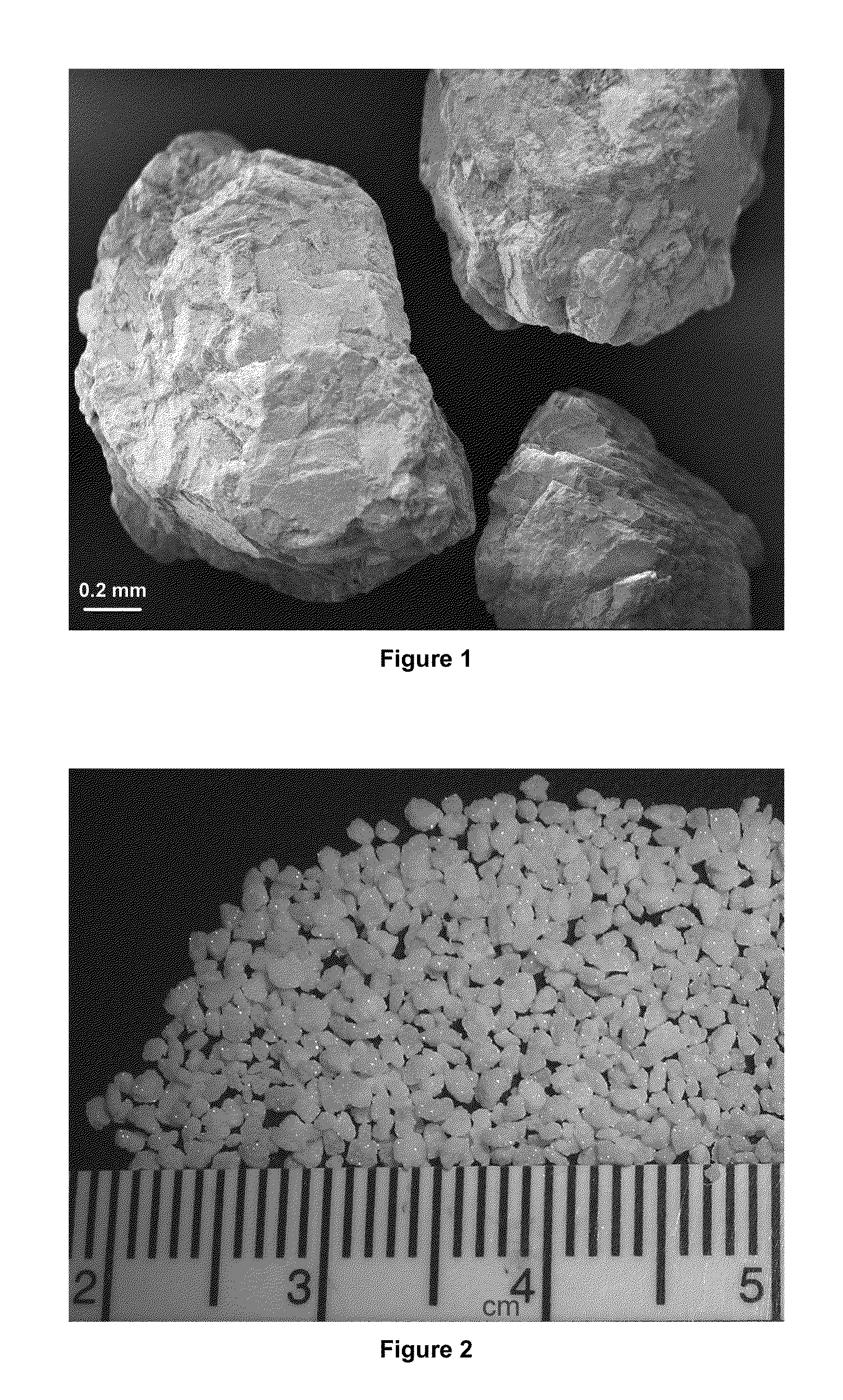 Preparation of brushite and octacalcium phosphate granules