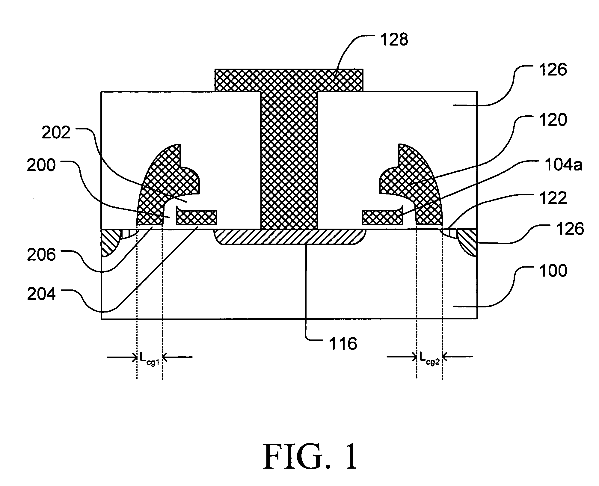 Self-aligned split-gate nonvolatile memory structure and a method of making the same