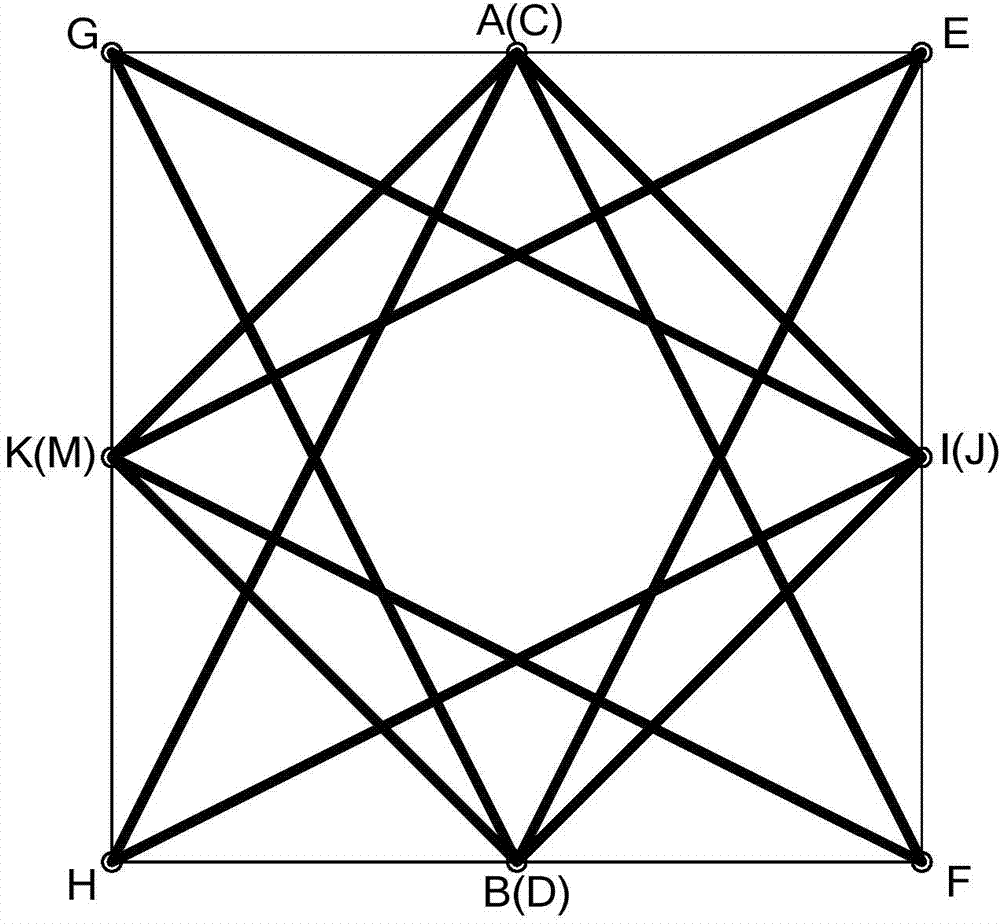 Quasi-cuboctahedron tensegrity structure