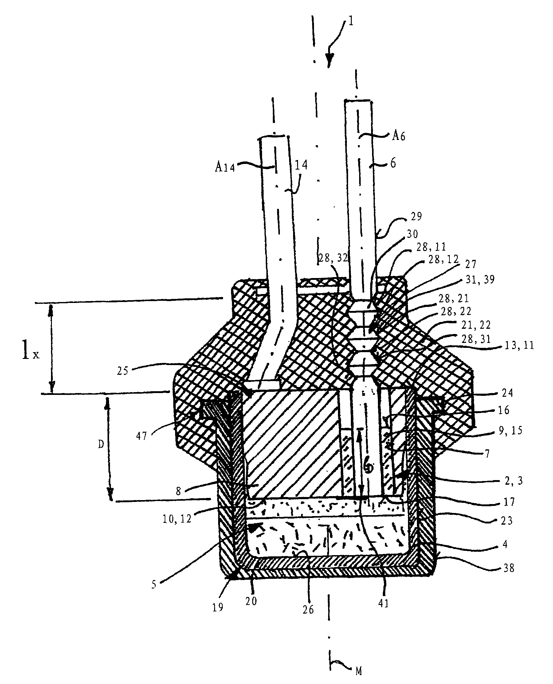 Firing apparatus for a pyrotechnic protection apparatus