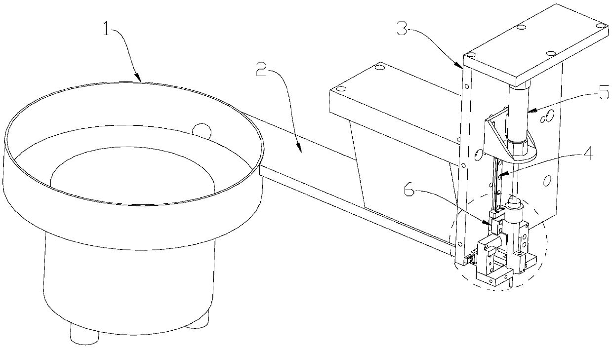 Automatic rivet feeding mechanism