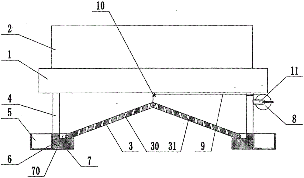 Easy-to-clean blocking structure for aluminum alloy casting