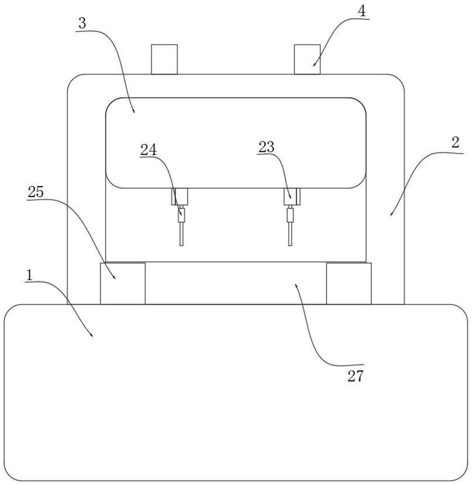 Planar flying probe testing device