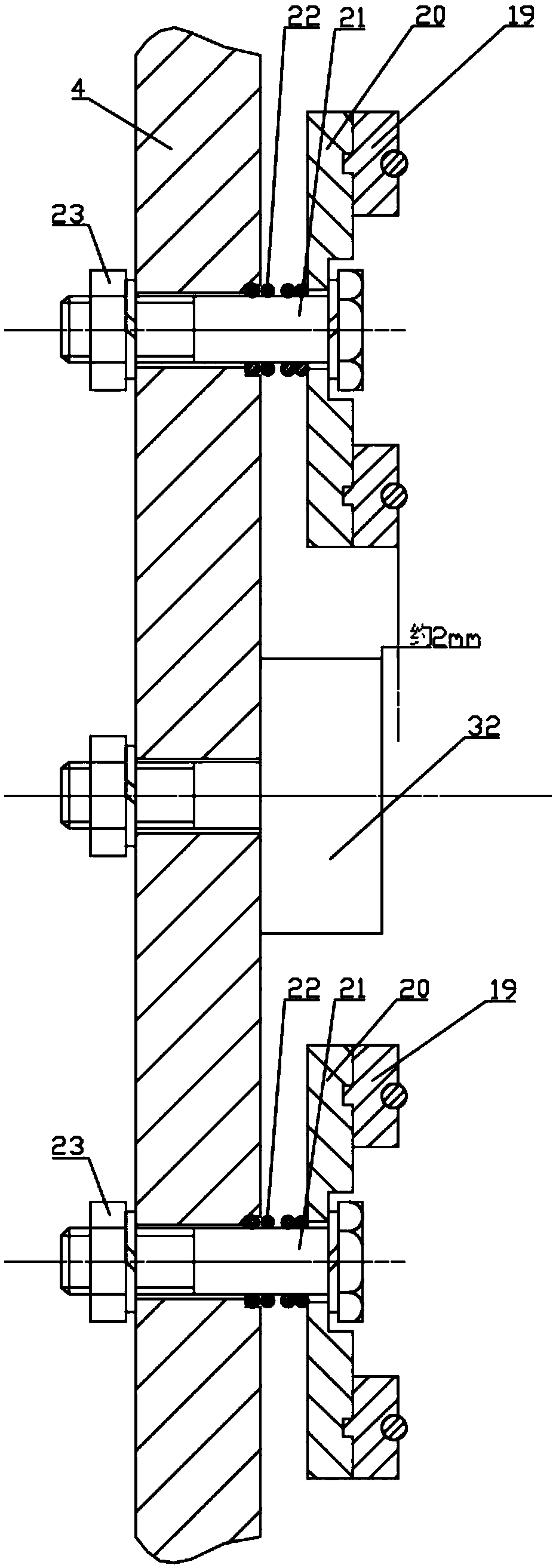 Automated three-degree-of-freedom fixture for blisk polishing and grinding