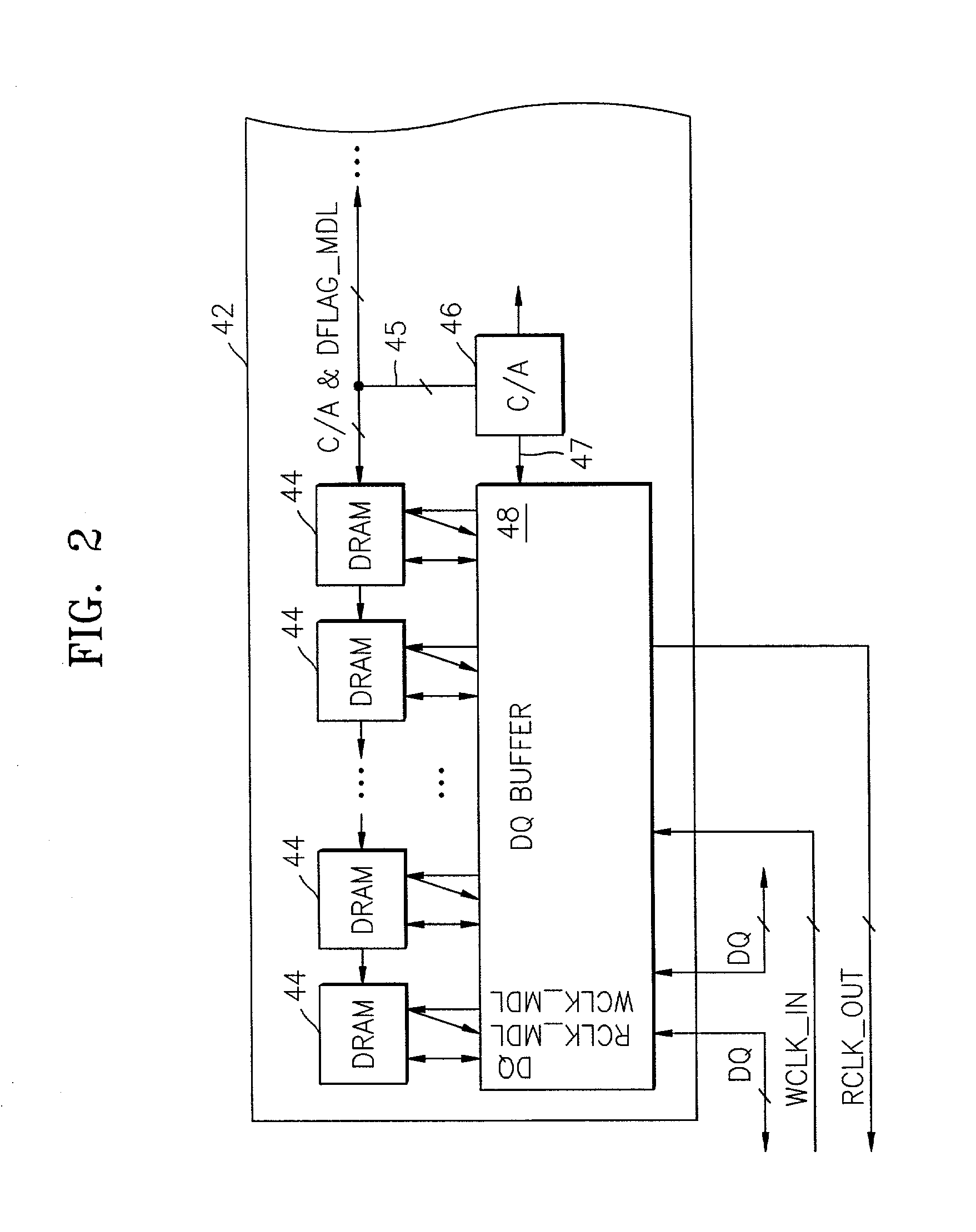 Memory system having point-to-point bus configuration
