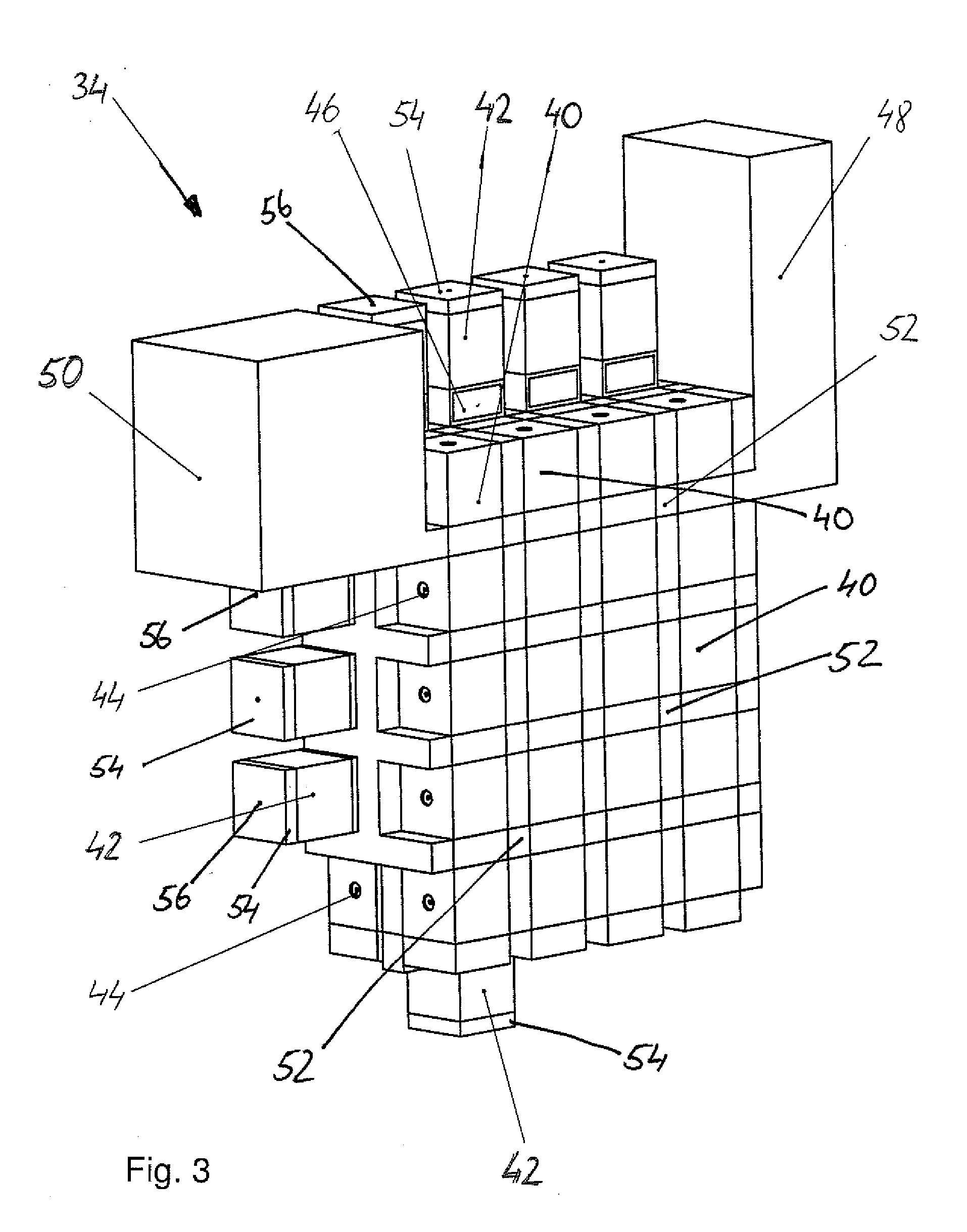Modular laboratory apparatus for analysis and synthesis of liquids and method for analysis and synthesis of liquids