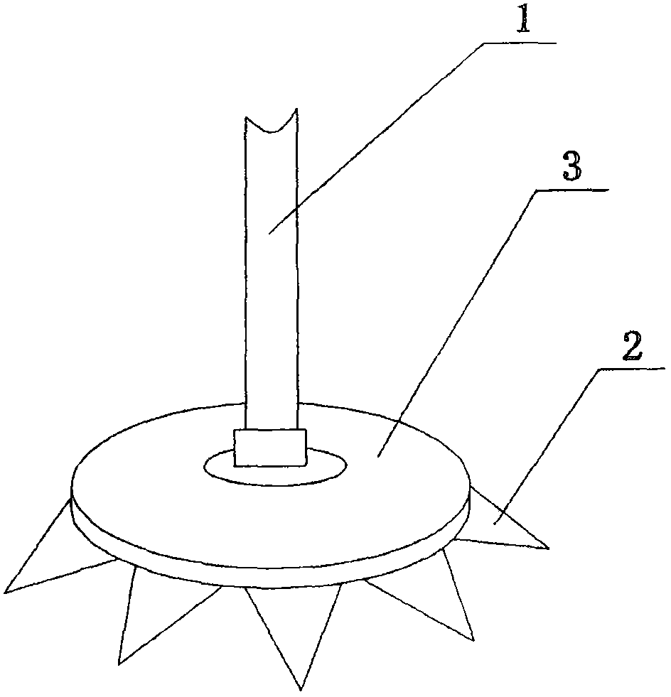 Dispersing head for silicone adhesive high-speed dispersing machine