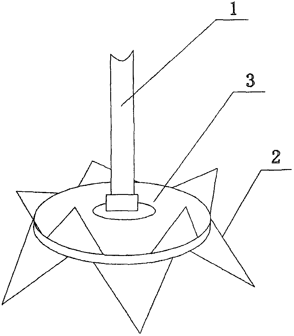 Dispersing head for silicone adhesive high-speed dispersing machine