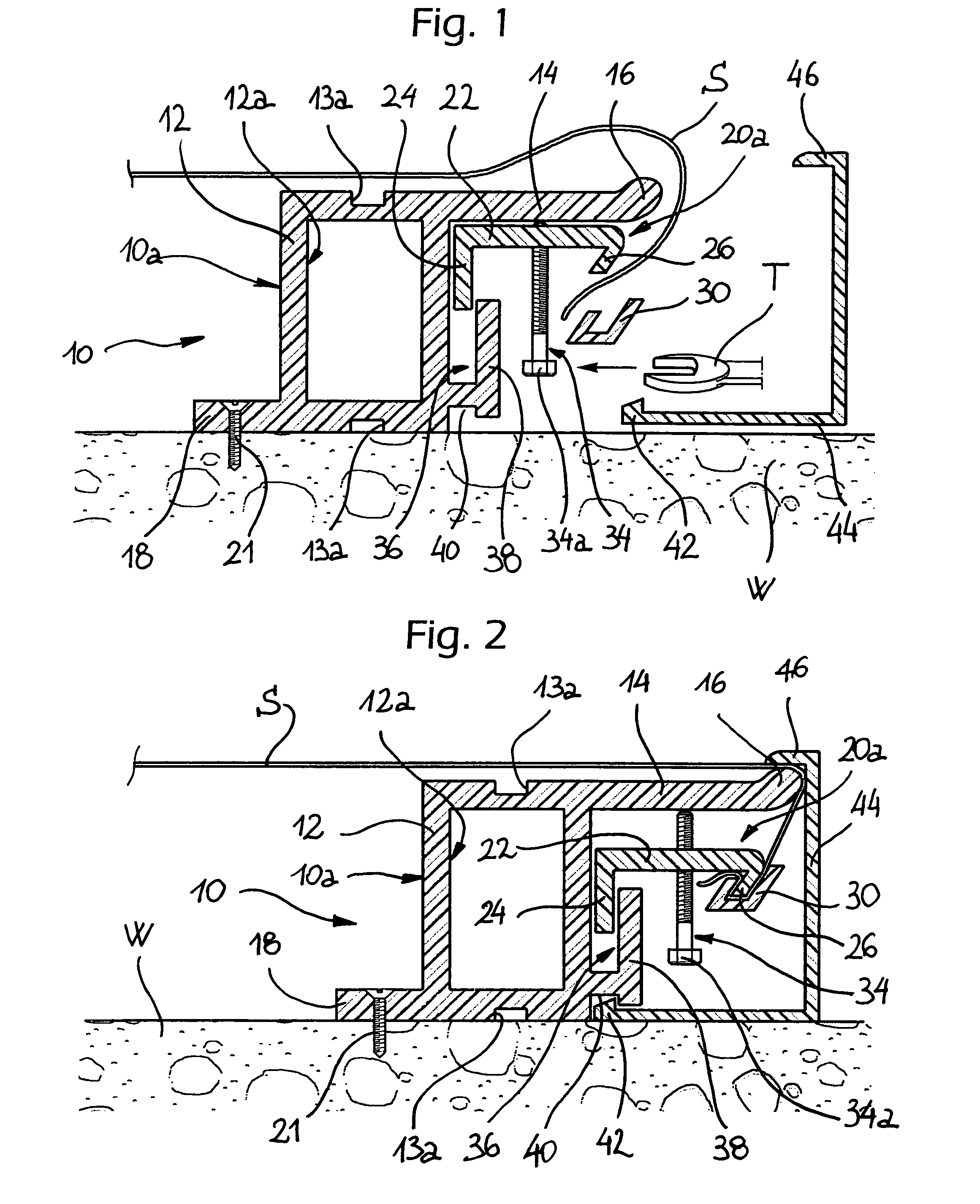 Elongated element for the frame of a panel system comprising a flexible sheet material